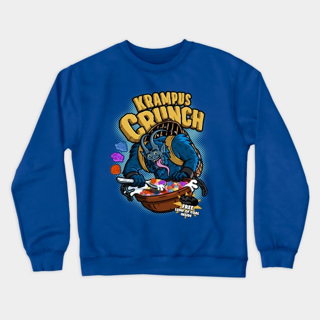 Krampus Crunch Crewneck Sweatshirt by BRNCR8V